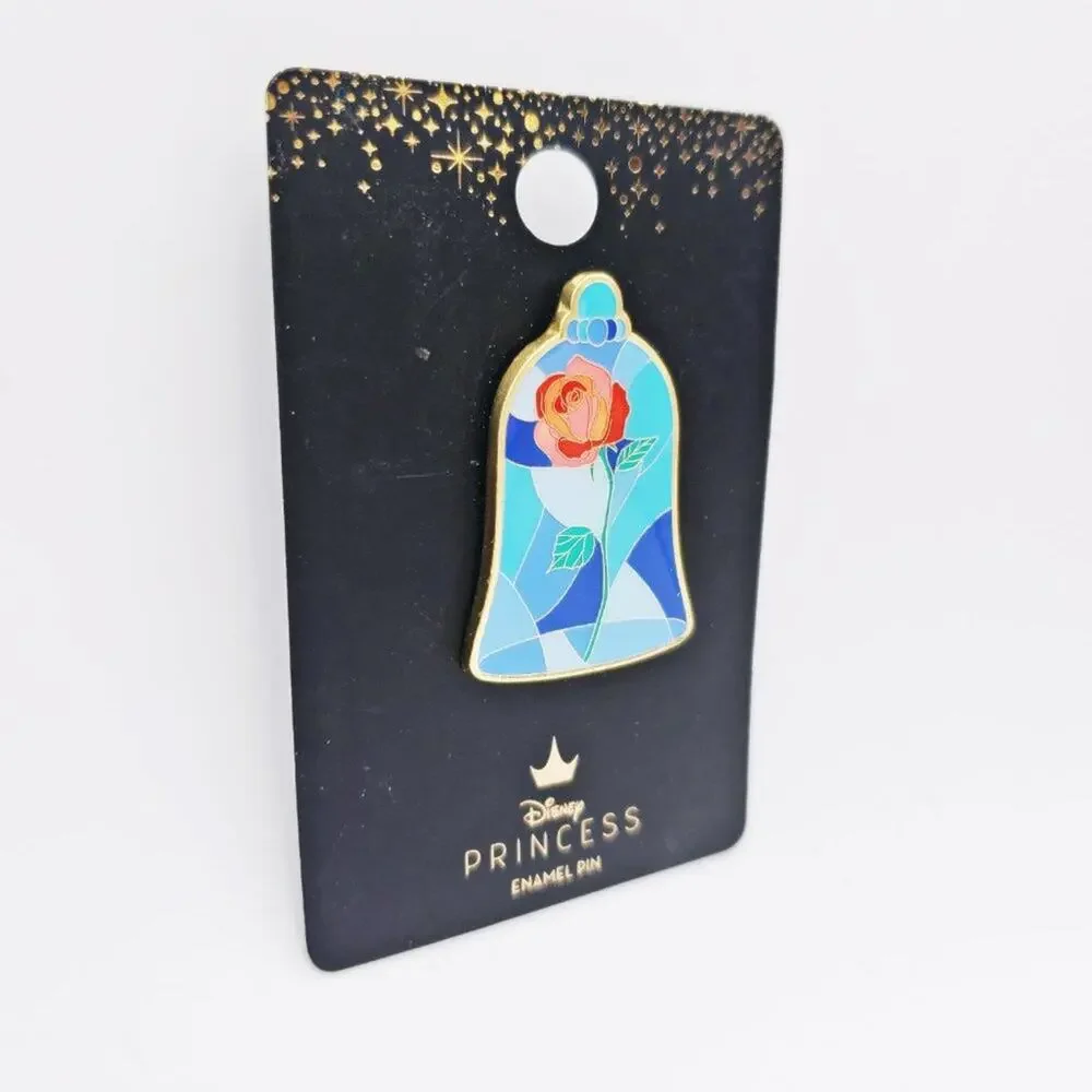 Disney X Loungefly Beauty and the Beast’s Belle Rose Pin